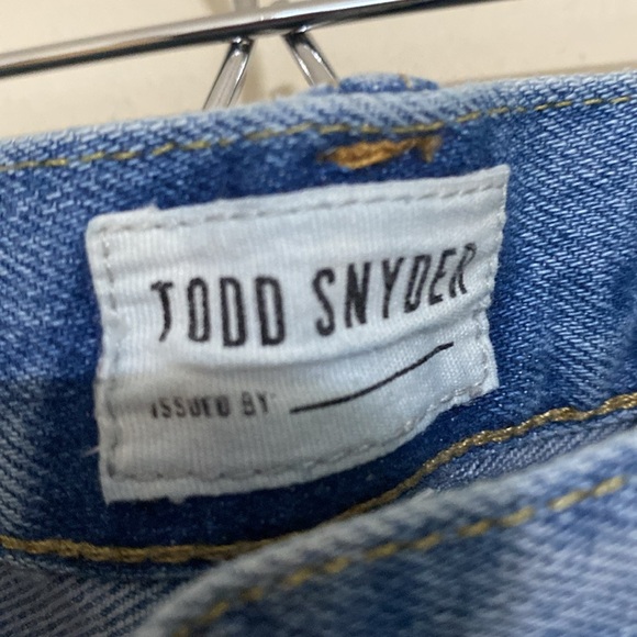 Todd Snyder Men's Light Blue Jeans mens 31X32 slim fit casual office retro Y2K - Picture 4 of 11